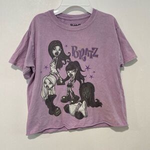 Bratz Graphic Tee | Purple Y2K Baby Tee | Size XS
